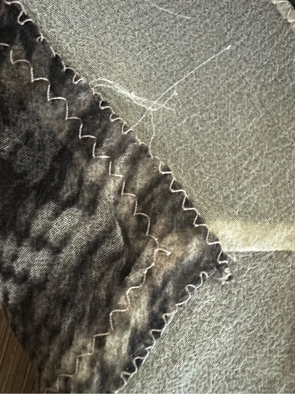 Vintage Shan Snake Print Silk Scarf